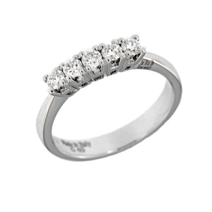 Anello Davite & Delucchi - Veretta 5 Diamanti - AA02893630S