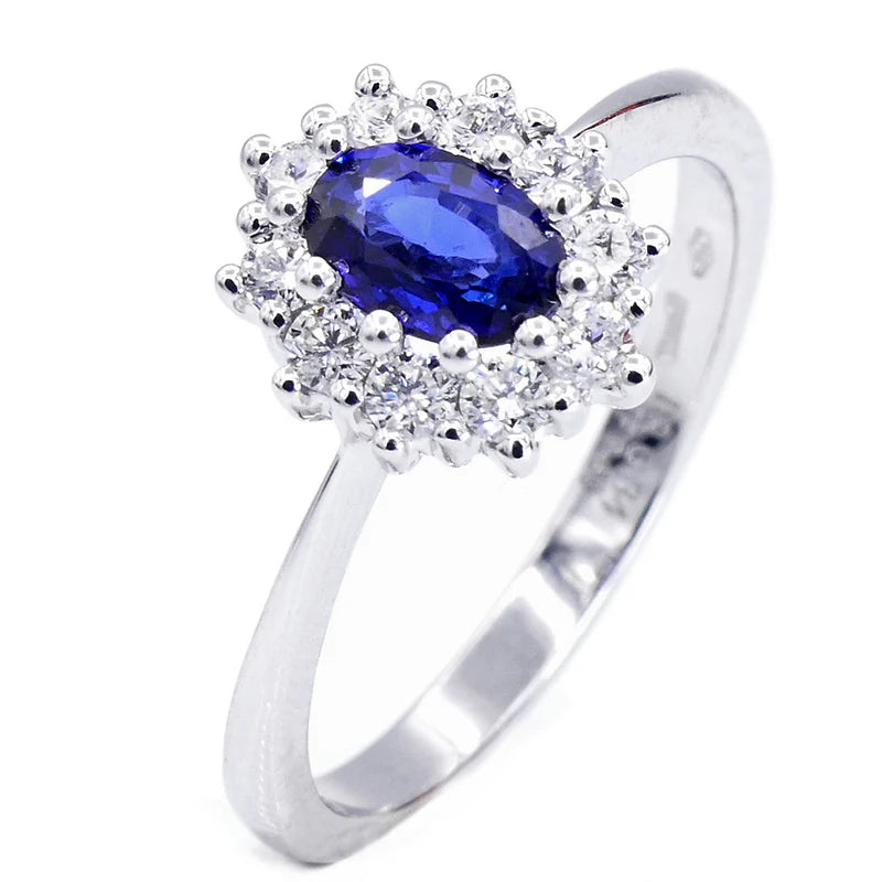 Davite e delucchi anello zaffiro clearance