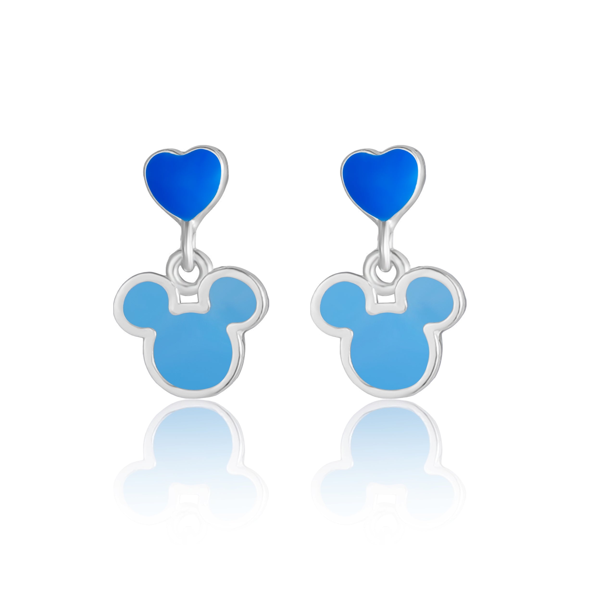 Orecchini A Perno Topolino In Argento 925 Rodiato – Mini Orecchini A Farfalla 8mm Antiappannamento