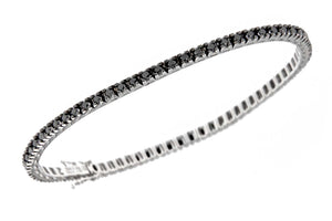Bracciale Davite & Delucchi - Tennis Diamanti Neri 2.75ct
