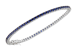 Bracciale Davite & Delucchi - Tennis di Zaffiri 3.00ct
