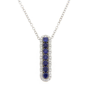 Collana Davite & Delucchi con Zaffiri e Diamanti