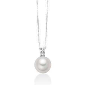 Collana Nimei - Perla Akoya e Diamanti - PCL6580