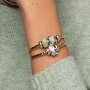 Bangle Placcato Oro - indossato