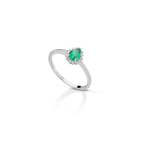 Anello Crusado con Smeraldo - Scilla
