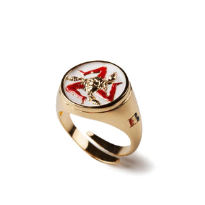 Anello Isola Bella - Trinacria Rotondo