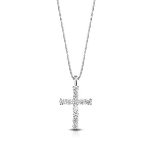 Collana Crusado - Croce Uomo Diamanti Bianchi - CRU87