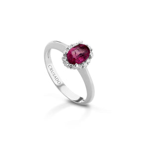 Anello Crusado con Rubini - Pantelleria - ANPNT1R