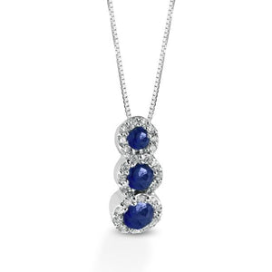 Collana Crusado con Zaffiri - Amalfi - CTAMZ.1