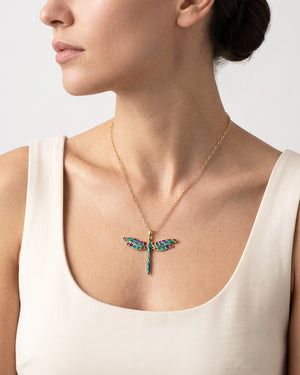 Collana Isola Bella - Libellula - 60000084 indossata