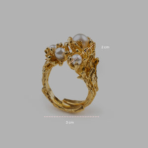 Anello Gold Rami di Perle - 60000089 misure