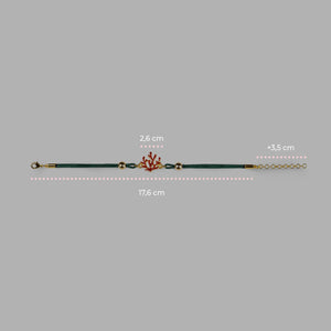 Bracciale Cordino - Corallo - 60000036 misure