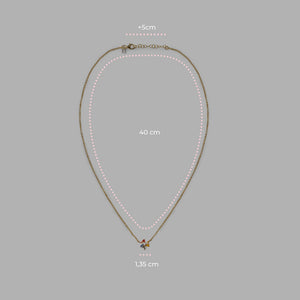 Collana Mini Trinacria Gemma - misure
