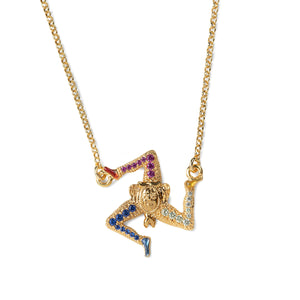 Collana Isola Bella - Lapilli - Trinacria - Patanegioielli