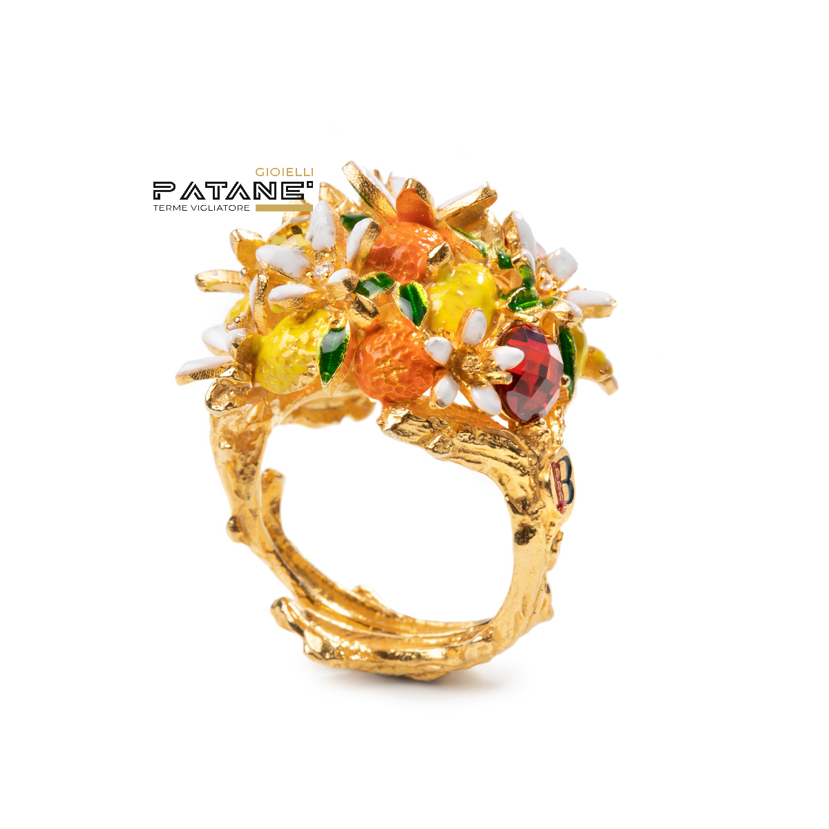 Anello Isola Bella Loving Sicily Fiori di Zagara – Patanegioielli