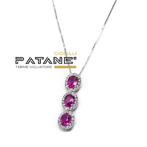 Collana Davite & Delucchi con Rubini e Diamanti