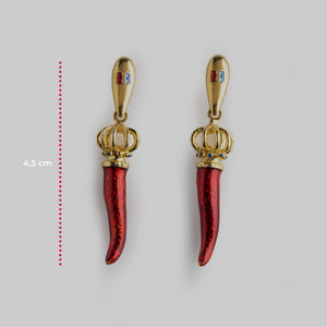 ORECCHINI CORNO NEW - Patanegioielli