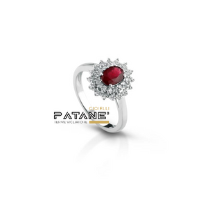 Anello Crusado con Rubino - Sanremo - ANSRM4R