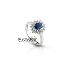 Anello Crusado con Zaffiro - Sanremo - ANSRM4Z - Patanegioielli