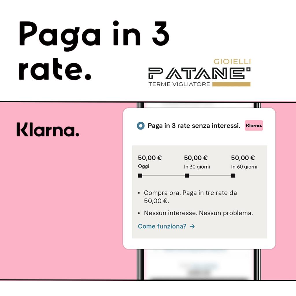 Patanè Gioielli - Paga a rate Klarna