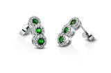 Orecchini Crusado con Smeraldi - Amalfi - OTAMS.1