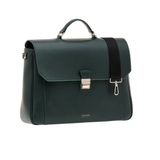 Cartella Pineider con Patta in Pelle Liscia - colore verde