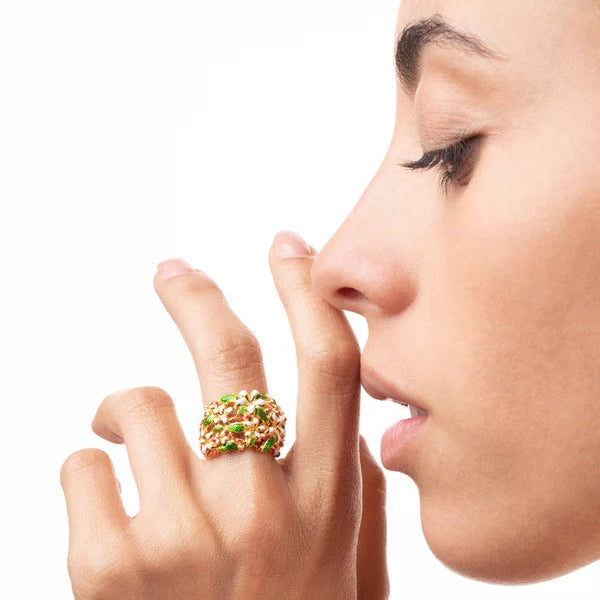 Anello Isola Bella - Gelsomino Fascia - indossato