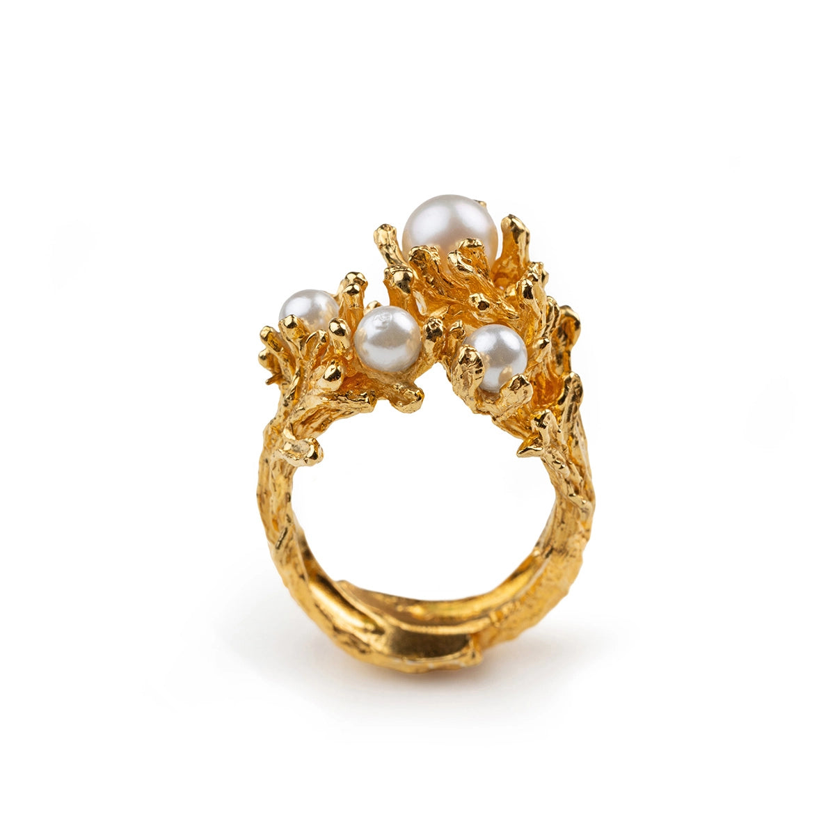 Anello Gold Rami di Perle - 60000089