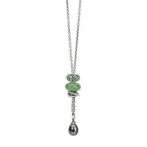 Collana Fantasia con Perla Pavone composta