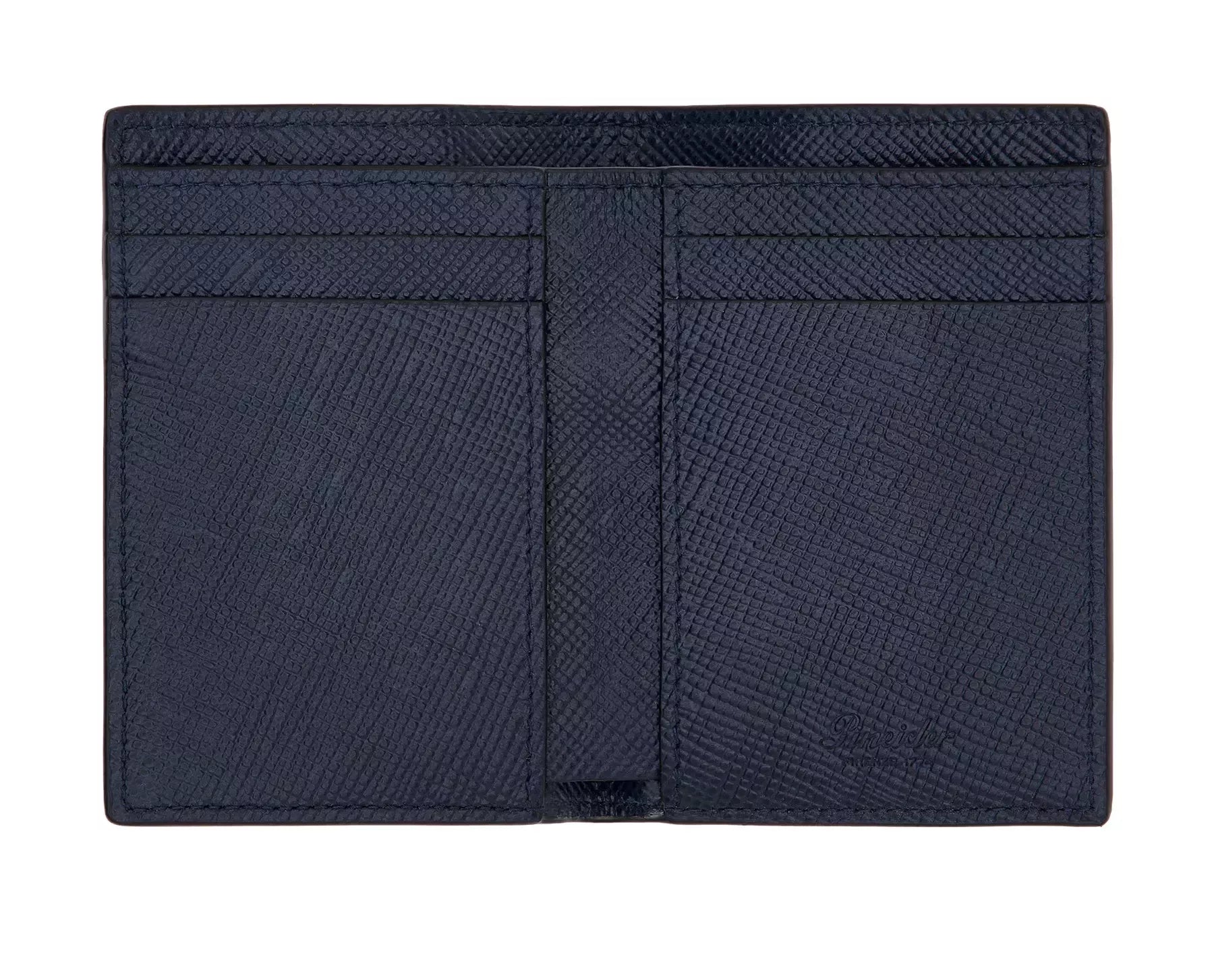 Porta Carte Verticale Pineider - Essenziale BLU interno