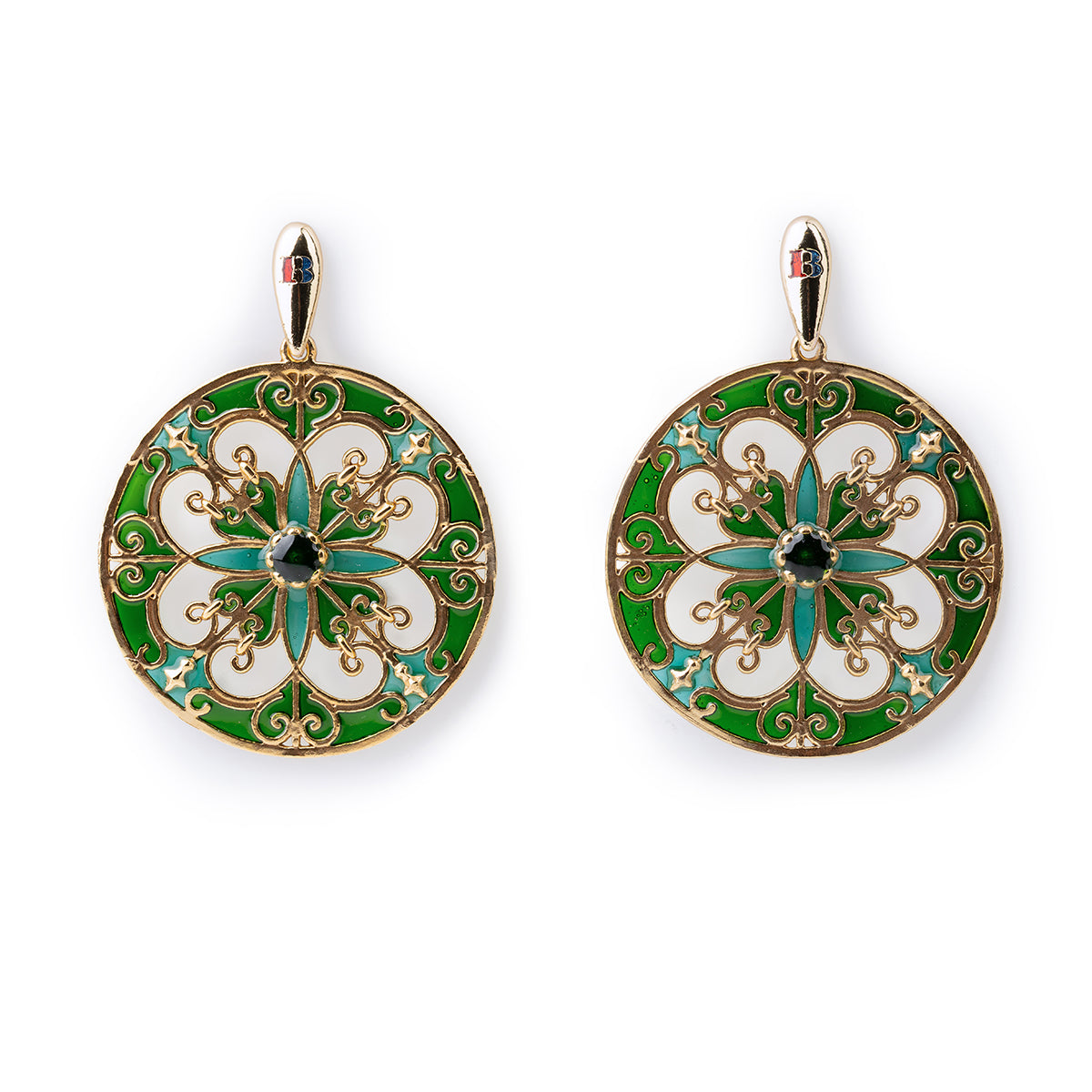 Orecchini Rosone Verde - 60000212