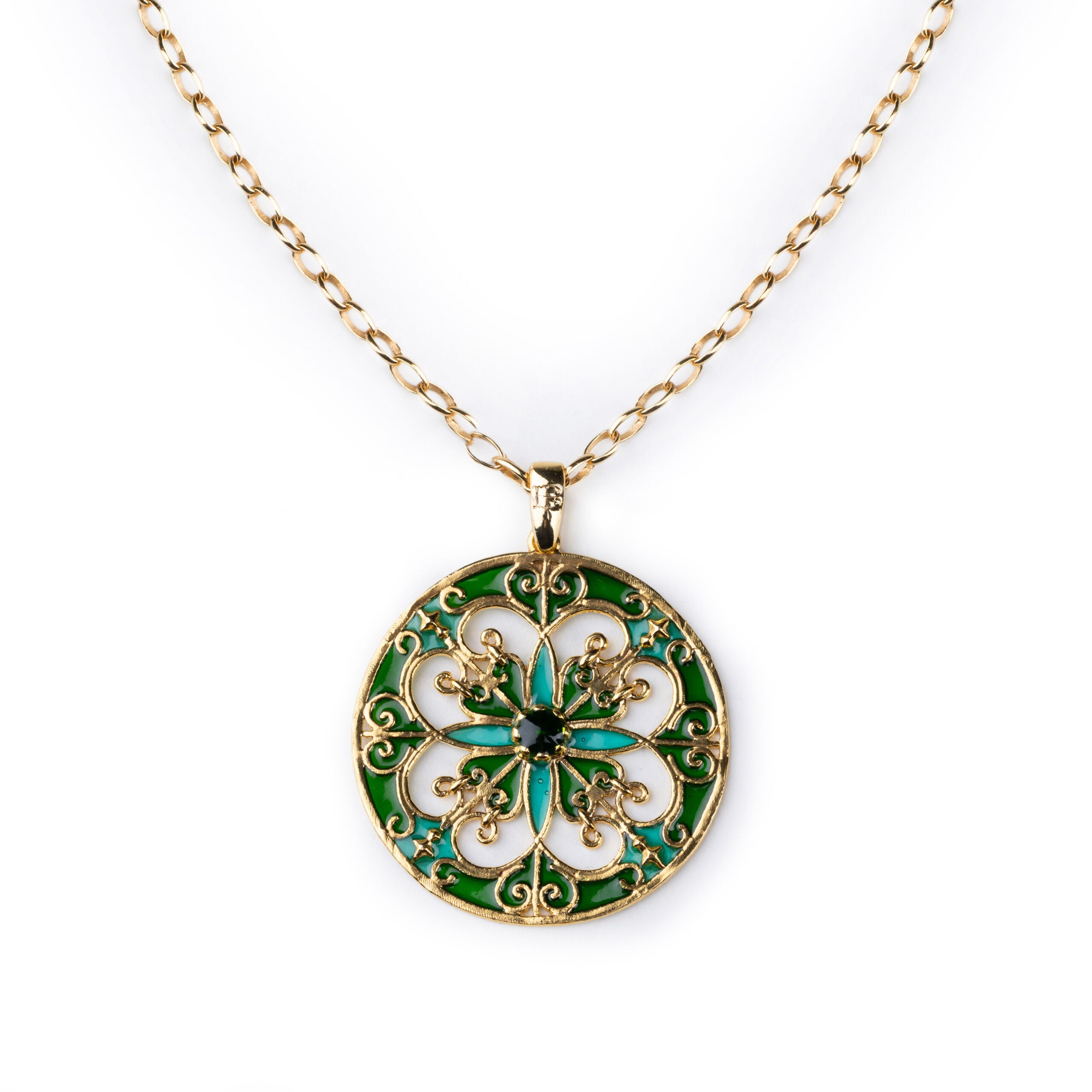 Collana Rosone Verde - 60000213