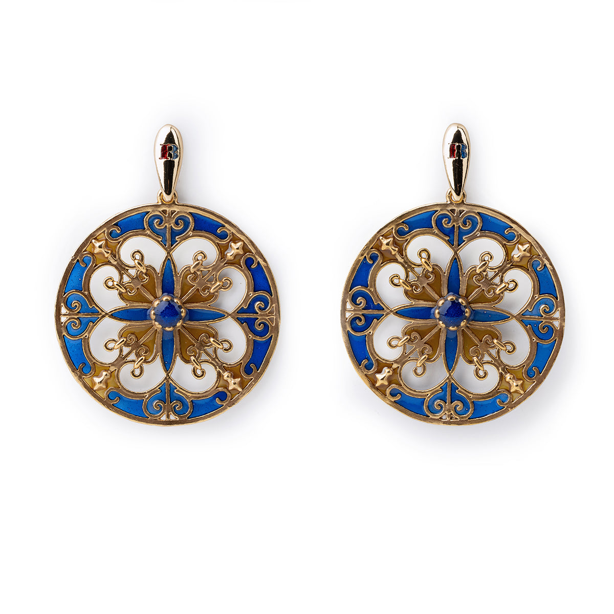 Orecchini Rosone Blu - 60000214