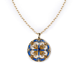 Collana Rosone Blu - 20000215