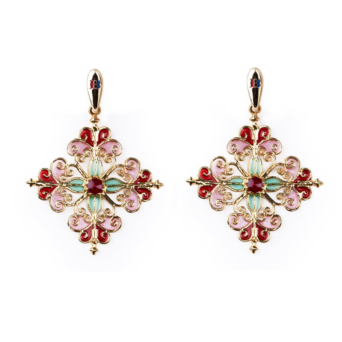 Orecchini Barocco Rosa - 60000216