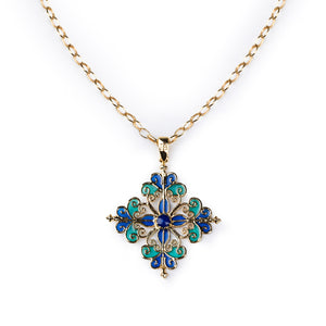 Collana Barocco Blu - 60000219