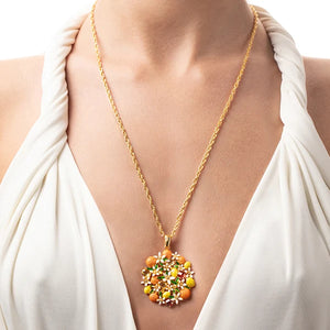 Collana Fiori di Zagara - indossata