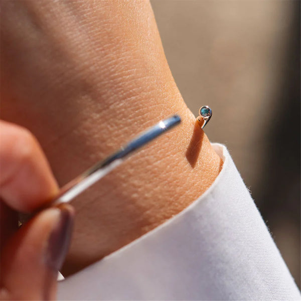 Power Bangle Labradorite - indossato