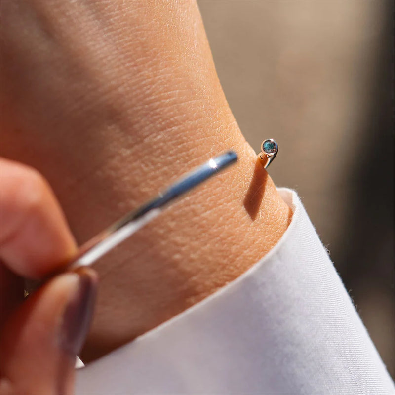 Power Bangle Labradorite - indossato