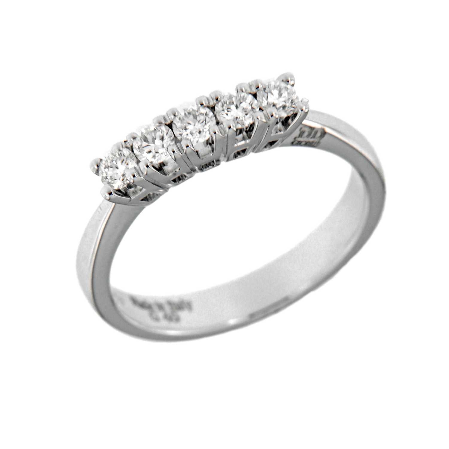 Anello Davite & Delucchi - Veretta 5 Diamanti - AA02893630S