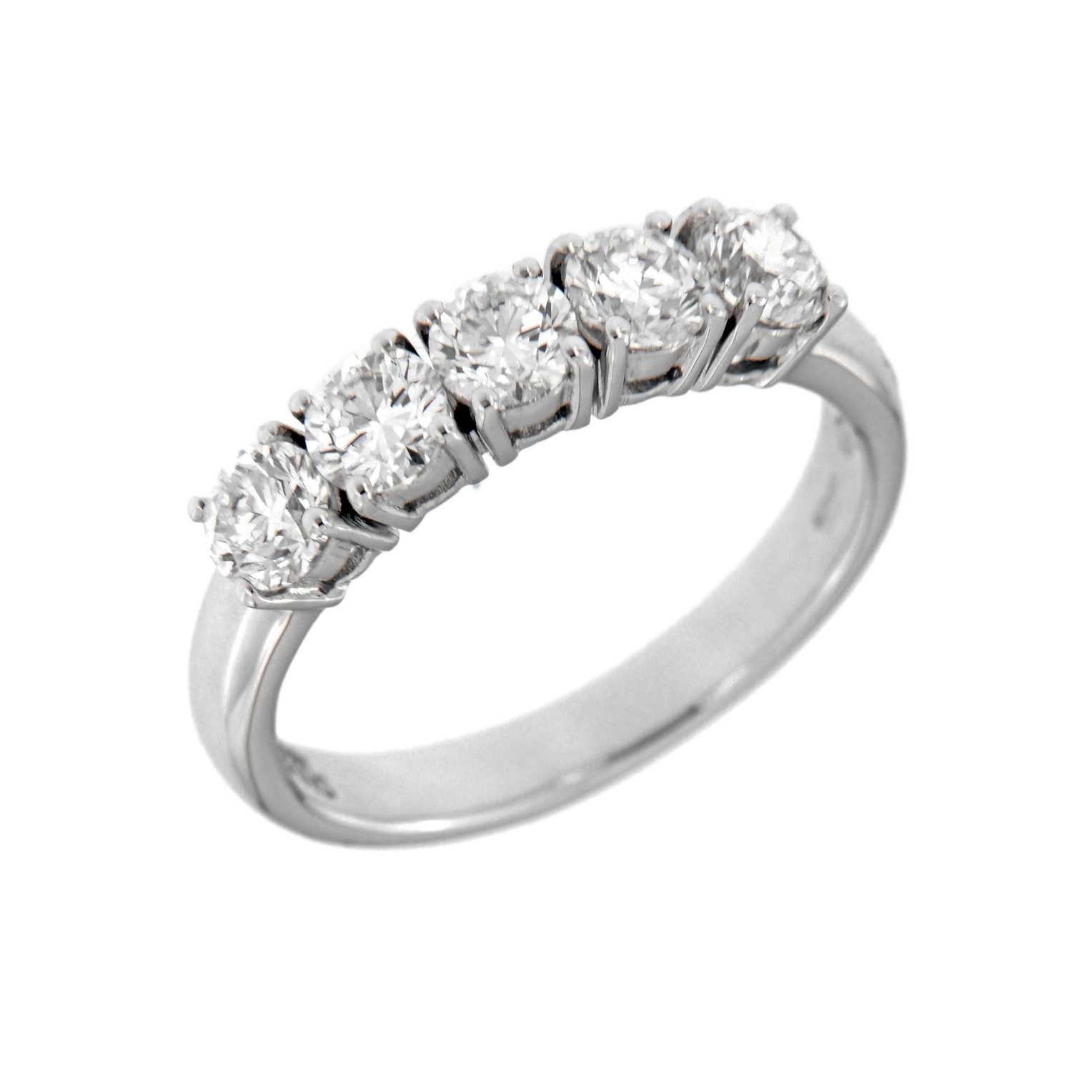 Anello Davite & Delucchi - Veretta 5 Diamanti da 2,05 ct - AA0292859S