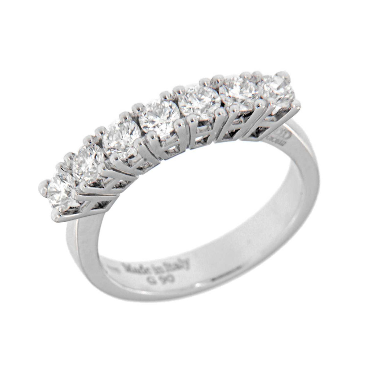 Anello Davite & Delucchi - Veretta 7 Diamanti da 0,90 ct