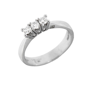 Anello Davite & Delucchi - Trilogy con Diamanti - AA02576530S
