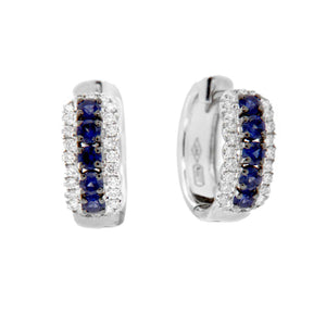 Orecchini Davite & Delucchi - Boccoli Zaffiri e Diamanti - BB009311ZF