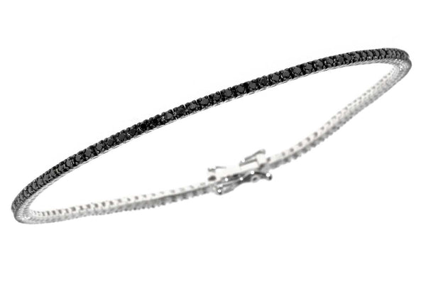 Bracciale Davite & Delucchi - Tennis Diamanti Neri 0.90ct