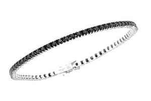 Bracciale Davite & Delucchi - Tennis Diamanti Neri 2.10ct