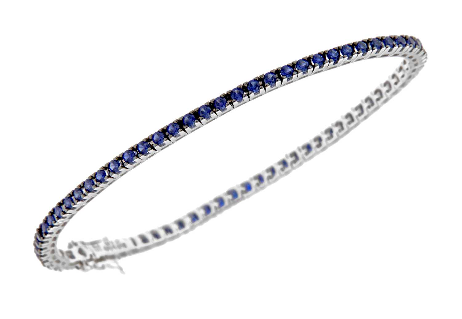 Bracciale Davite & Delucchi - Tennis di Zaffiri 3.00ct