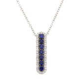 Collana Davite & Delucchi con Zaffiri e Diamanti