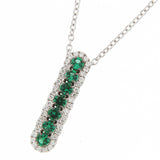 Collana Davite & Delucchi con Smeraldi e Diamanti - CLN011624SM