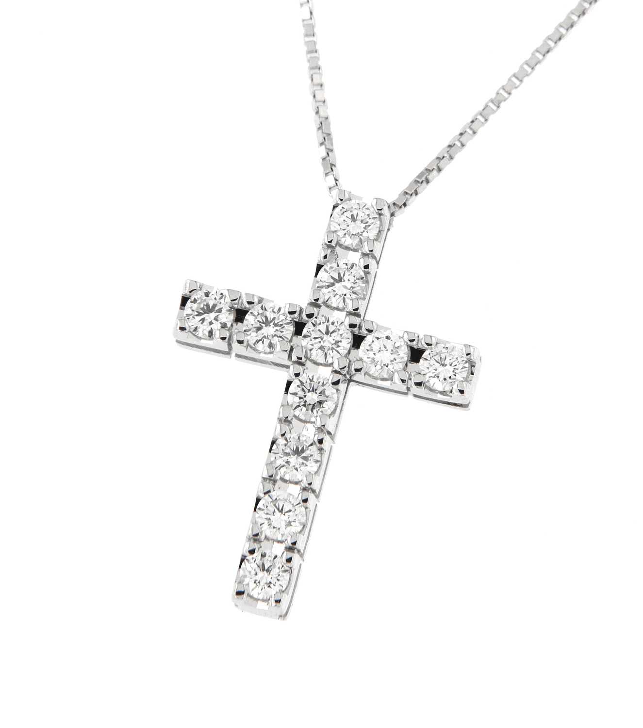 Collana Davite & Delucchi - Croce Diamanti - CLN011791/0